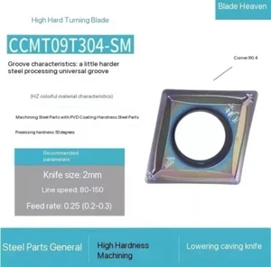 HRC50 CCMT09T304-SM ZM1135 CCMT32.51 CNC Carbide turning inserts For steel - Picture 1 of 1