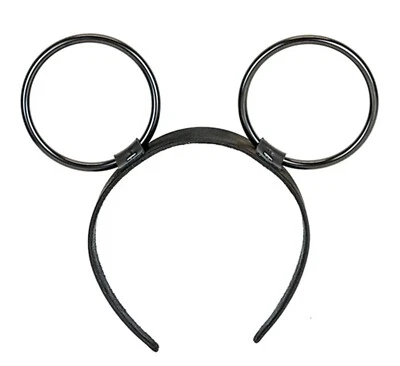 Junta tórica orejas de cuero diadema cosplay gótico punk emo grunge metal alternativo rave Foto 1 de 4
