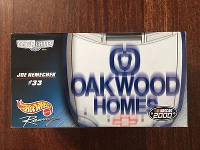 JOE NEMECHECK #33 Hot Wheels Nascar Oakwood Homes NRFB caixa lacrada #27200 - Imagem 1 de 4