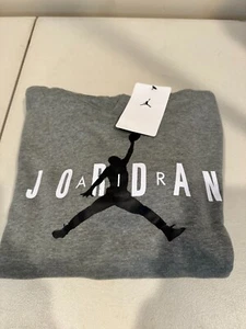 Air Jordan Pullover Hoodie Gray Boys Medium - Picture 1 of 4