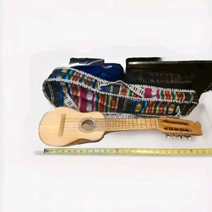 Hualaycho (Maulincho) 10 String + Case Andean Sound Peru Small Charango EUC, 24" - Picture 1 of 6