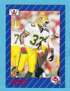 1991 AW Sports Canadien Football - Craig Ellis - Eskimos  Box 736