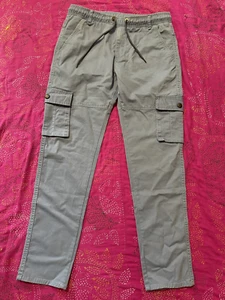 Boys Unbranded Light Cobalt Blue Casual Cool Hip Hop Pants. Size X-large 14-16 - Picture 1 of 22