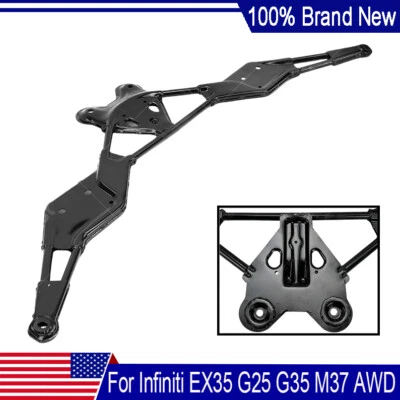 For Infiniti EX35 G25 G35 M37 G37 AWD Front Subframe Crossmember Brace Bracket - Image 1 of 4