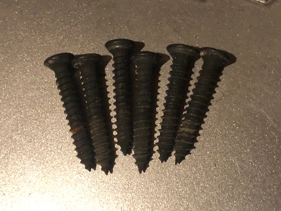 Dodge Ram Truck 1500 2500 3500 1994-2001 tornillos visera negros (6) Jeep Cherokee Foto 1 de 1