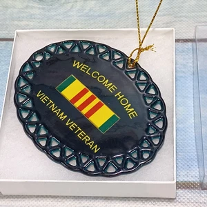 Veterano de Vietnam "Bienvenido a casa" UNA VEZ EXTRAÑOS HERMANOS PARA SIEMPRE" adorno militar - Imagen 1 de 7
