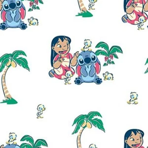Lilo and Stitch With Friends Baumwollstoff - Bild 1 von 2