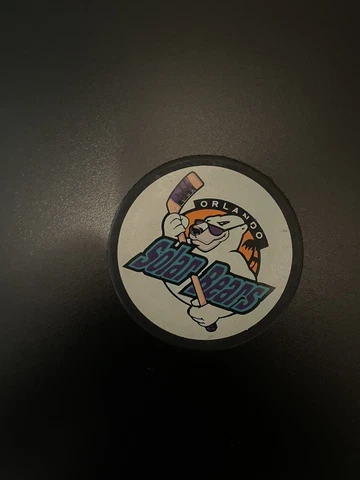 Orlando Solar Bears Hockey Puck Cover