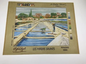 Luc Ouvrages Creations Needlepoint Tapestry Canvas Farm 15in By 19in 10 Counts - Picture 1 of 4