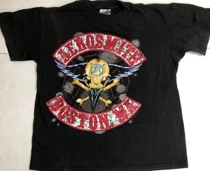 Vintage Aerosmith Boston, MA 1990 Single Stitch Skull T-Shirt Pump Tour Brockum - Picture 1 of 12