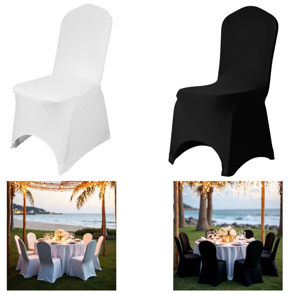 Abnehmbare Stretch Esszimmerstuhl Sitzbezüge Für Hochzeit, Party Und Event Dekor - Bild 1 von 1
