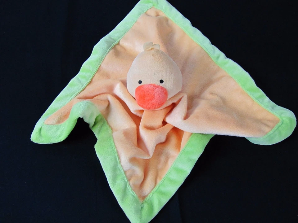 Cobertor de segurança Tiddliwinks Duck Lovey amarelo verde na lagoa  - Imagem 1 de 4