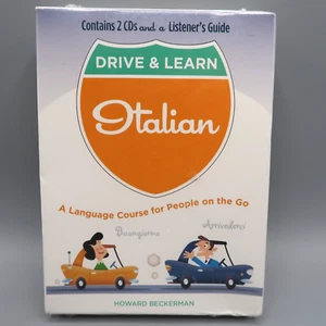 Drive & Learn Italian Language (Audio CD) By Howard Beckerman new Sealed - Imagen 1 de 4