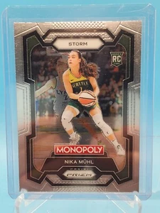 NIKA MUHL RC 2024 Panini Prizm WNBA Monopoly Base #4 Seattle Storm Rookie - Picture 1 of 2