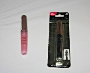 Milani Brow Clear Shaping Gel #01 Clear + Lip Gloss #01A Jewels Lot Of 2 New
