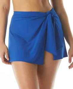 Coco Reef Women's Contours Pacific Sarong Skirted Bottom Blue Medium - Picture 1 of 2