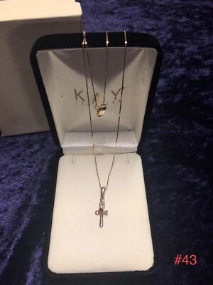 Kay Jewlery 14K Italian Yellow Gold Box Chain necklace 0.8 MM 24 in long - Image 1 of 4