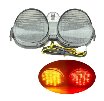 Luz trasera LED + señal de giro incorporada para Yamaha 2001-2002 YZF R6 Foto 1 de 4