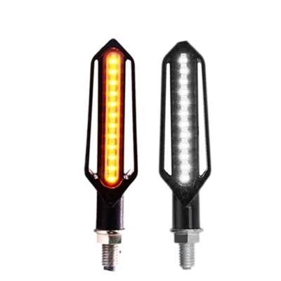 Luz de señal de giro del motor 2 piezas 24 LED lámpara de flujo apta para Honda CBR125R 2007 2008 Foto 1 de 3