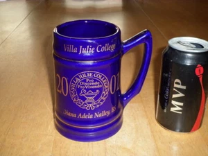 VILLA JULIE COLLEGE - #2001 yr. [JUMBO SIZE], CERAMIC BEER STEIN / CUP, VINTAGE - Picture 1 of 10