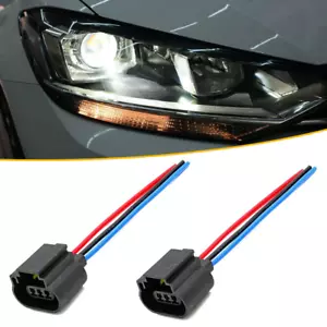 H13 9008 Female Socket Headlight Socket LED Plug Wire Harness Adapter Connector - Picture 1 of 12