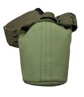 Bouteille d'eau verte cantine militaire sac isolé avec ceinture