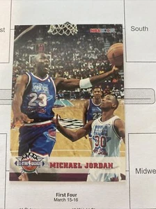 1993-94 NBA Hoops Michael Jordan #257 All Star Weekend - Picture 1 of 4
