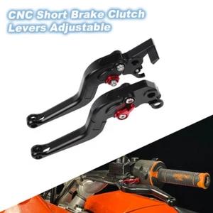 CNC Short Brake Clutch Levers Adjustable For 950 Adventure /S 990 Adventure /S/R - Picture 1 of 24