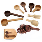 Wooden Measuring Spoon Beech Walnut Wood Coffee Beans Spoon Tea Scoop Supplies