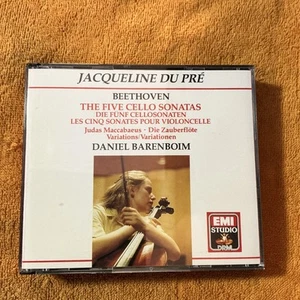 Beethoven: The Five Cello Sonatas (CD, diciembre de 1988, 2 discos, música EMI... - Imagen 1 de 2