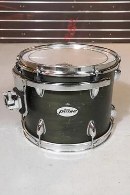 Tambor Pulse 10x12" Rack Tom con montaje de llantas transparente negro mate Foto 1 de 4