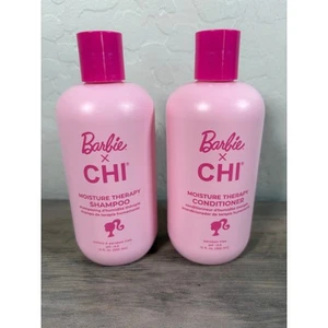 New! Barbie x Chi Limited Edition Shampoo and Conditioner Set Moisture Therapy - Picture 1 of 4