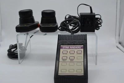 Atari 2600 Pair Of Original Paddles, Video Touch Pad, & OEM Power Supply - Image 1 of 4