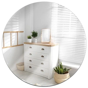 Round Mirror, 16 Inch Round Wall Mirror Fogless Shatterproof Bathroom Circle ... - Picture 1 of 7