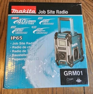 Makita GRM01 40V Max XGT Li-Ion Job Site Radio Battery Charger Station Brand New - Picture 1 of 8