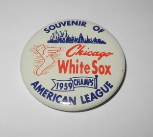 1959 Baseball Chicago White Sox Reds World Series American League Champions Pin - Picture 1 of 2