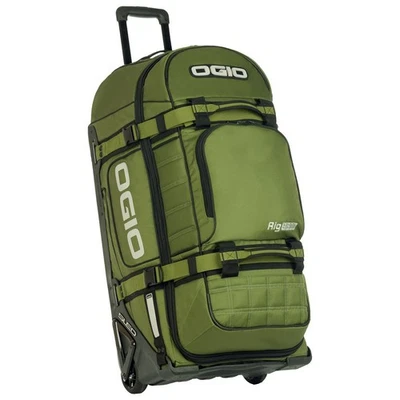 Bolsa de lona con ruedas Ogio 9800 verde para equipo de moto de tierra/moto de nieve Foto 1 de 4