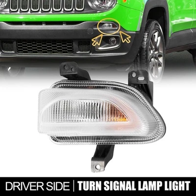 Front Park Turn Signal Lamp Light for Jeep Renegade 2015-2018 Left Driver Side - Image 1 of 4