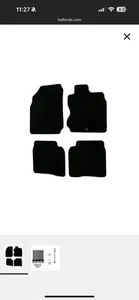 Nissan note Car Mat Set 2006-2013 BNWT - Picture 1 of 5