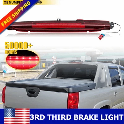 LED 3rd Third Brake Light 15120540 For 02-12 Chevrolet Avalanche Pickup Truck - Image 1 of 4