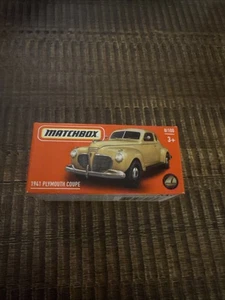 2024 Matchbox 1941 Plymouth Coupe #8 Yellow - POWER GRABS - Picture 1 of 4
