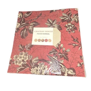 Moda Chateau Rouge Layer Cake (10") -  by French General (OOP) New  - Picture 1 of 4