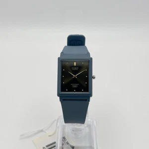 Orologio Casio MQ-38UC-2A2ER Analogico Resina Blu Quadrante Nero Nuovo Antispruzzi - Foto 1 di 9