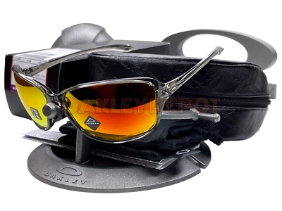 ✅🕶️ OAKLEY COHORT 009301 灰色墨水/PRIZM 红宝石偏光太阳镜 — 第 1/4 张图片