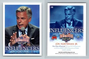 John Huntsman Jr. #38 Decision 2016 Influencers Trading Card - Picture 1 of 1