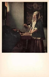 VERMEER "A WOMAN WEARING GOLD" National Gallery of Art Vintage PC - Picture 1 of 2