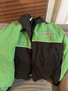 VINTAGE NASCAR RACING Quaker State Jacket Size M - Picture 1 of 11