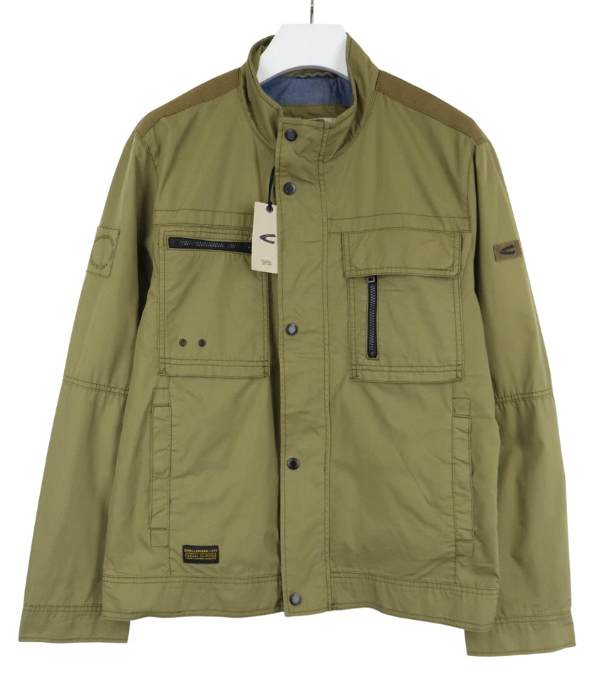 Camel Active Blouson Chaqueta Hombre (GB) 54 Media Forro Verde Militar Full Zip - Imagen 1 de 4