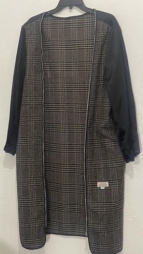 Christian Dior Monsieur Uomo Beige Nero Plaid Fodera Zip Tg 42L