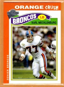 Tarjeta de fútbol americano favorita de los fanáticos de Karl Mecklenburg-Denver Broncos/2005 Topps - Imagen 1 de 1